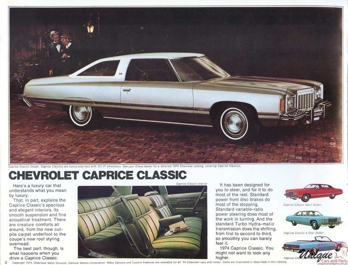 1974 Chevrolet Full-Line Brochure Page 5